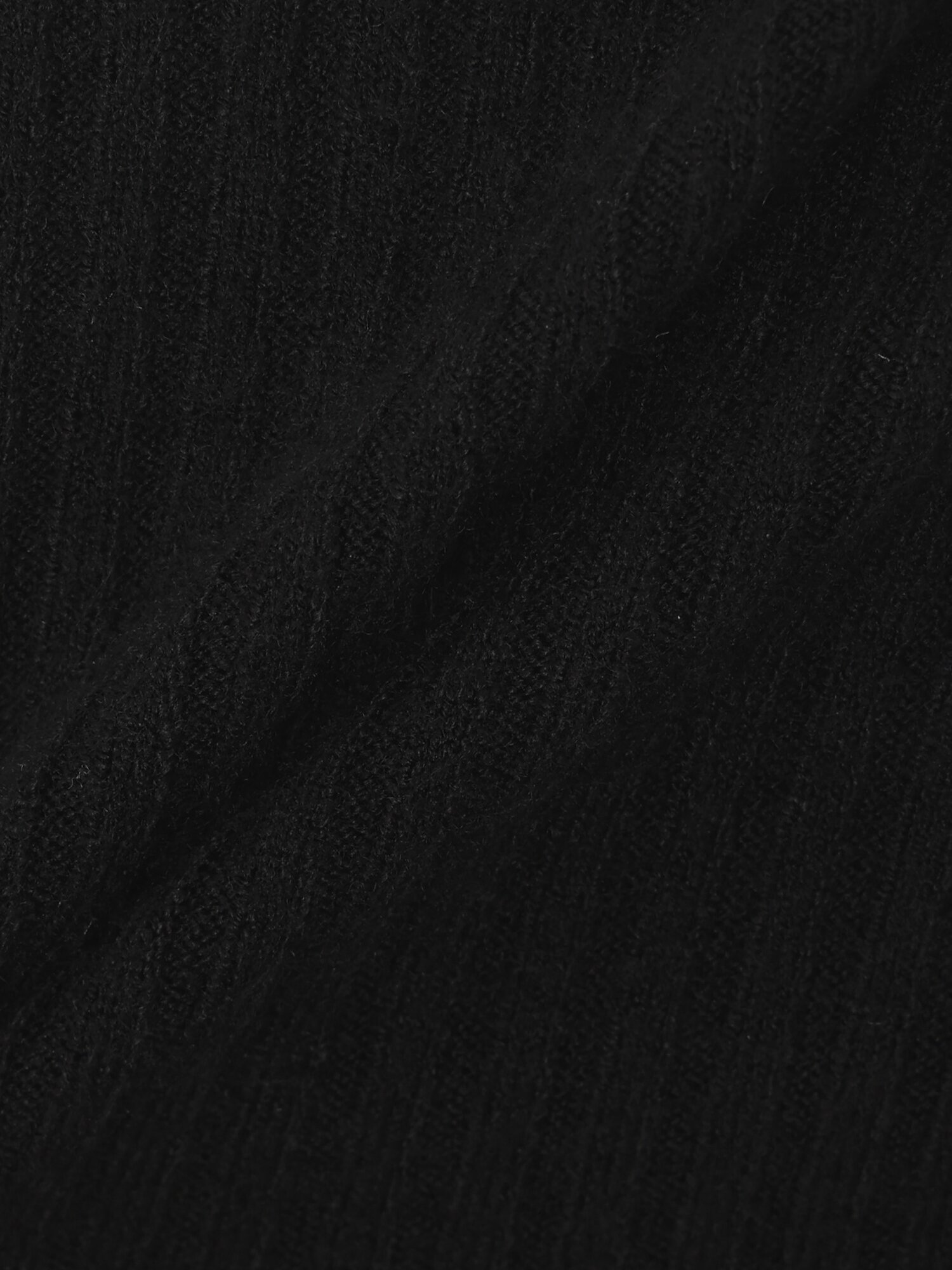 골지 레이어드 니트 카디건 (BLACK)