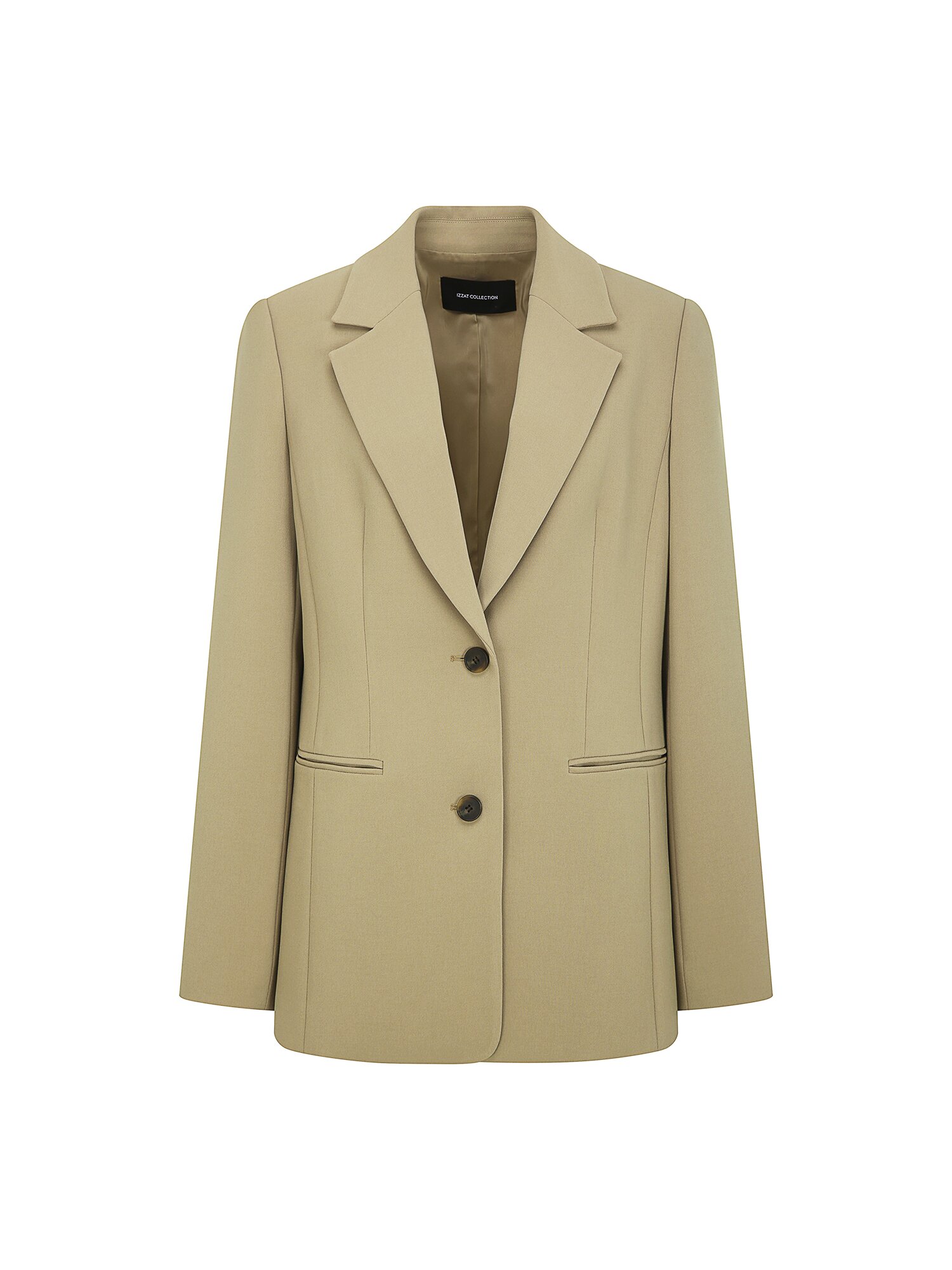 테일러드 싱글 투버튼 재킷 (BEIGE)