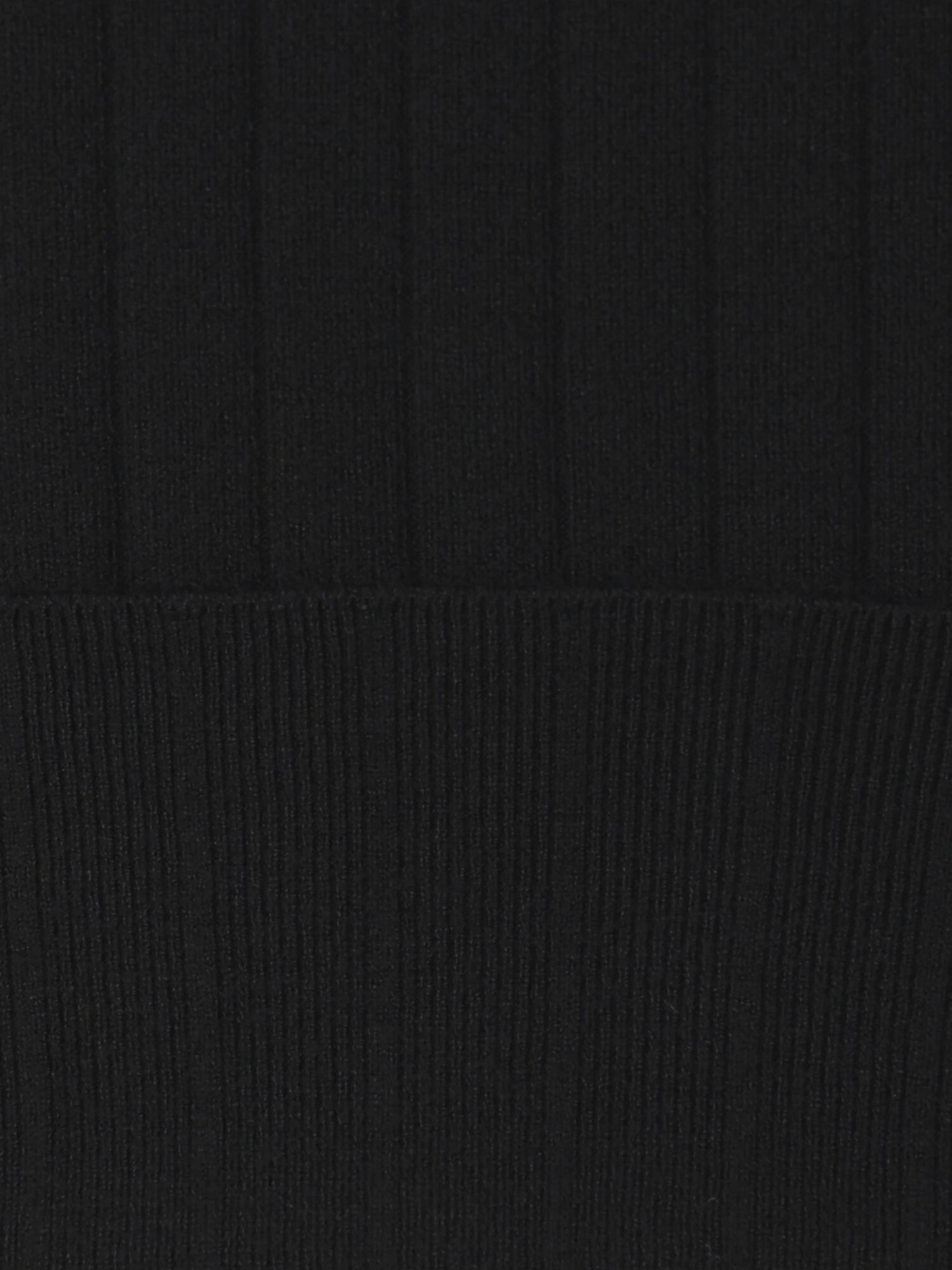 골지 라운드넥 풀오버 니트 (BLACK)