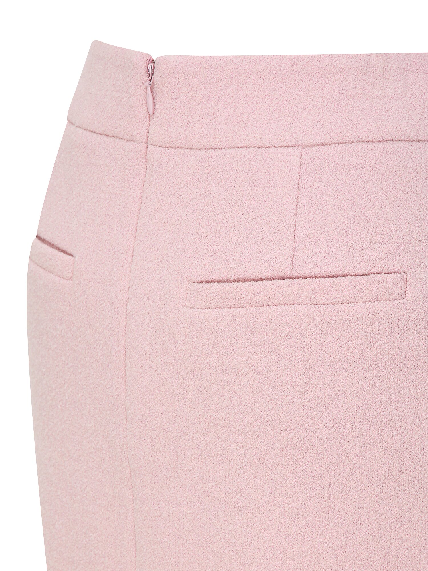 버튼 장식 H라인 스커트 (PINK)