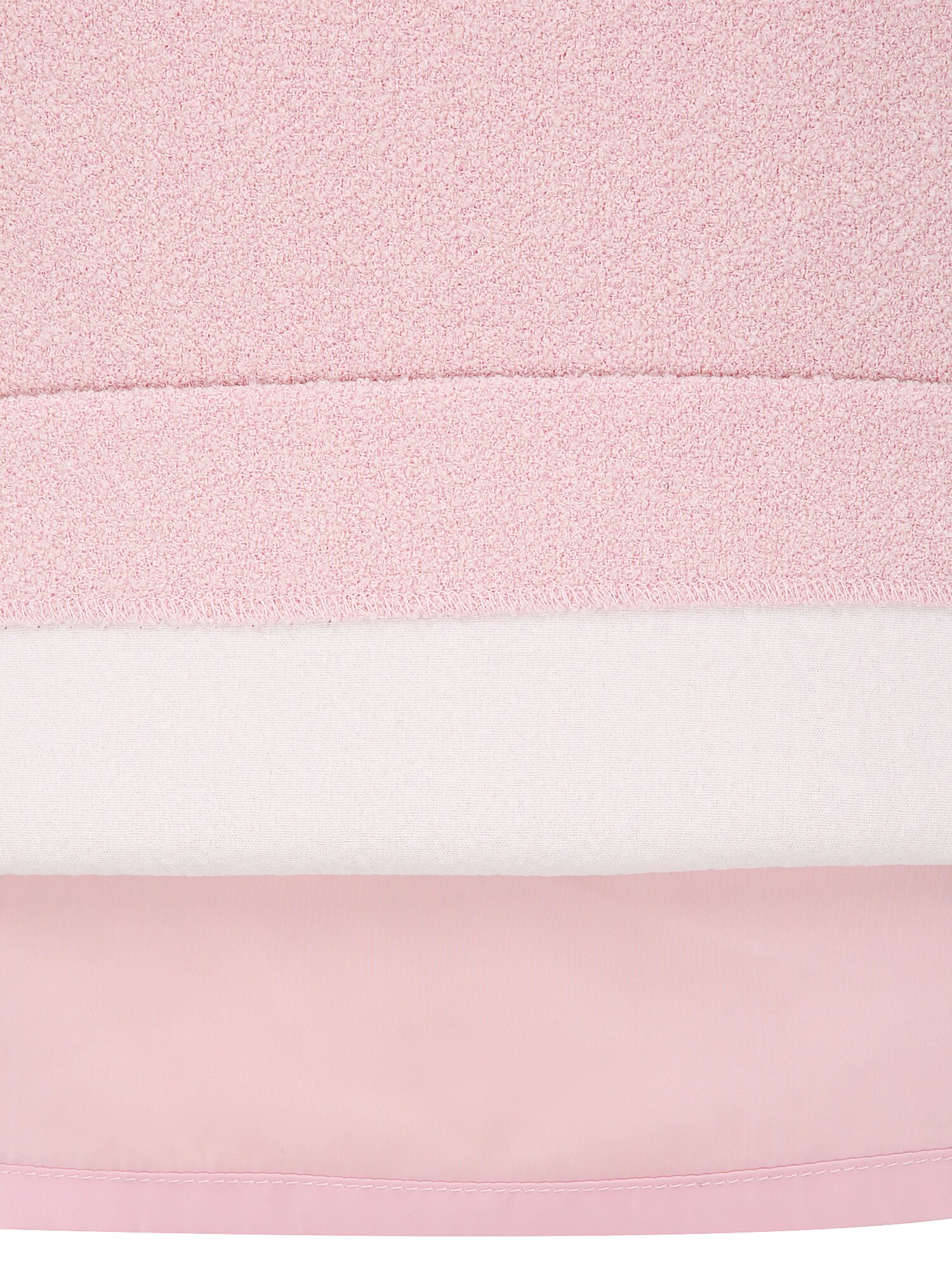 버튼 장식 H라인 스커트 (PINK)