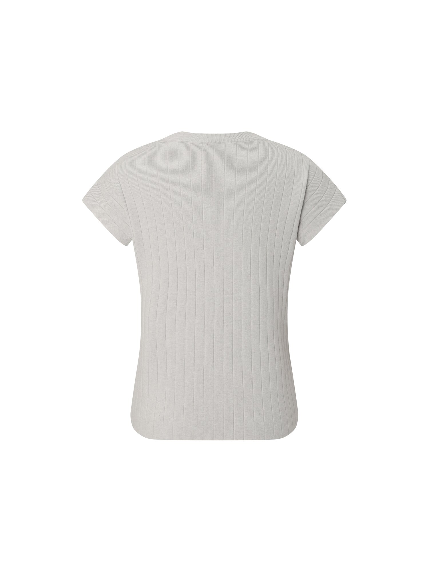 골지 라운드넥 풀오버 니트 (GREY)