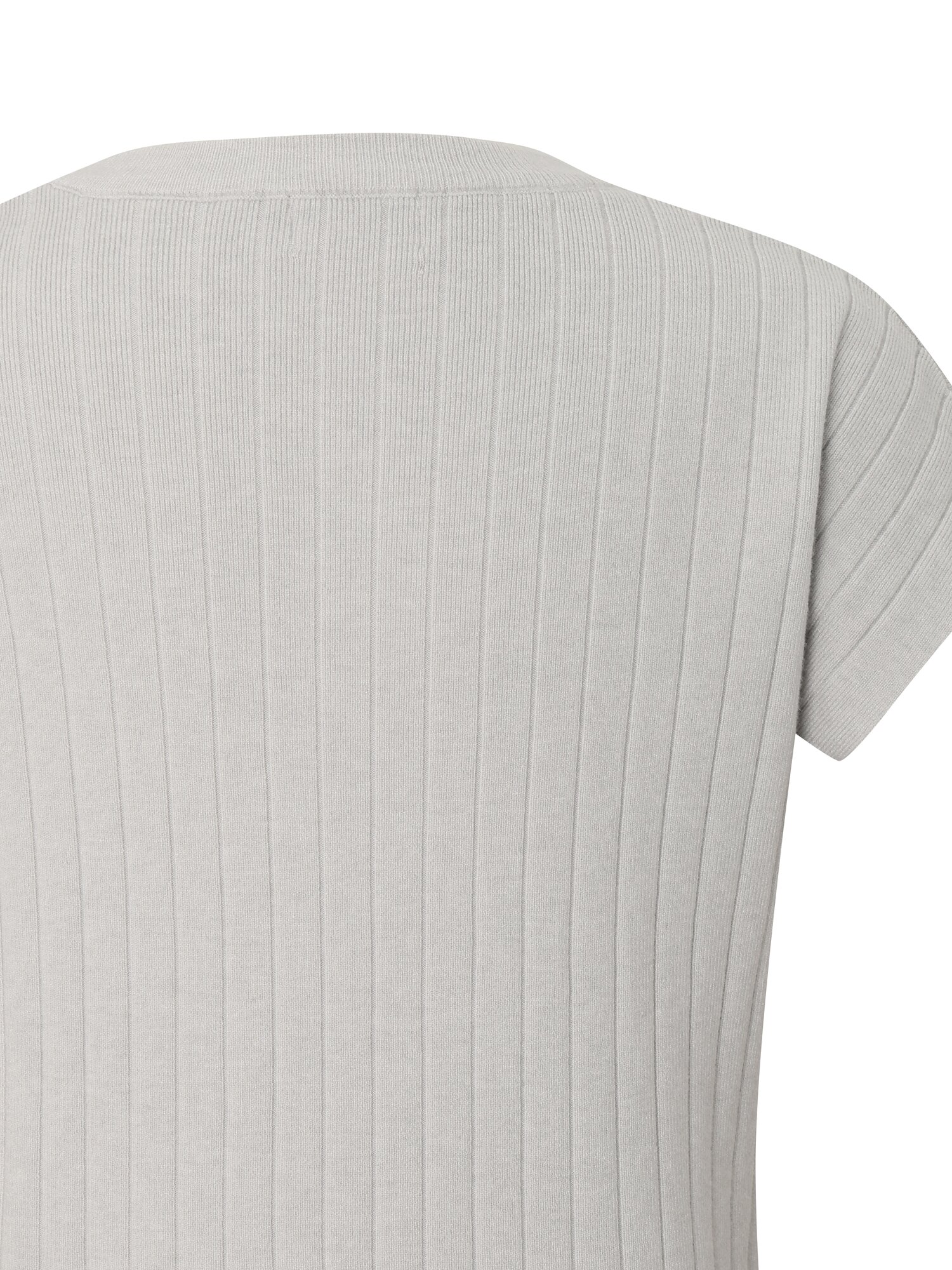 골지 라운드넥 풀오버 니트 (GREY)