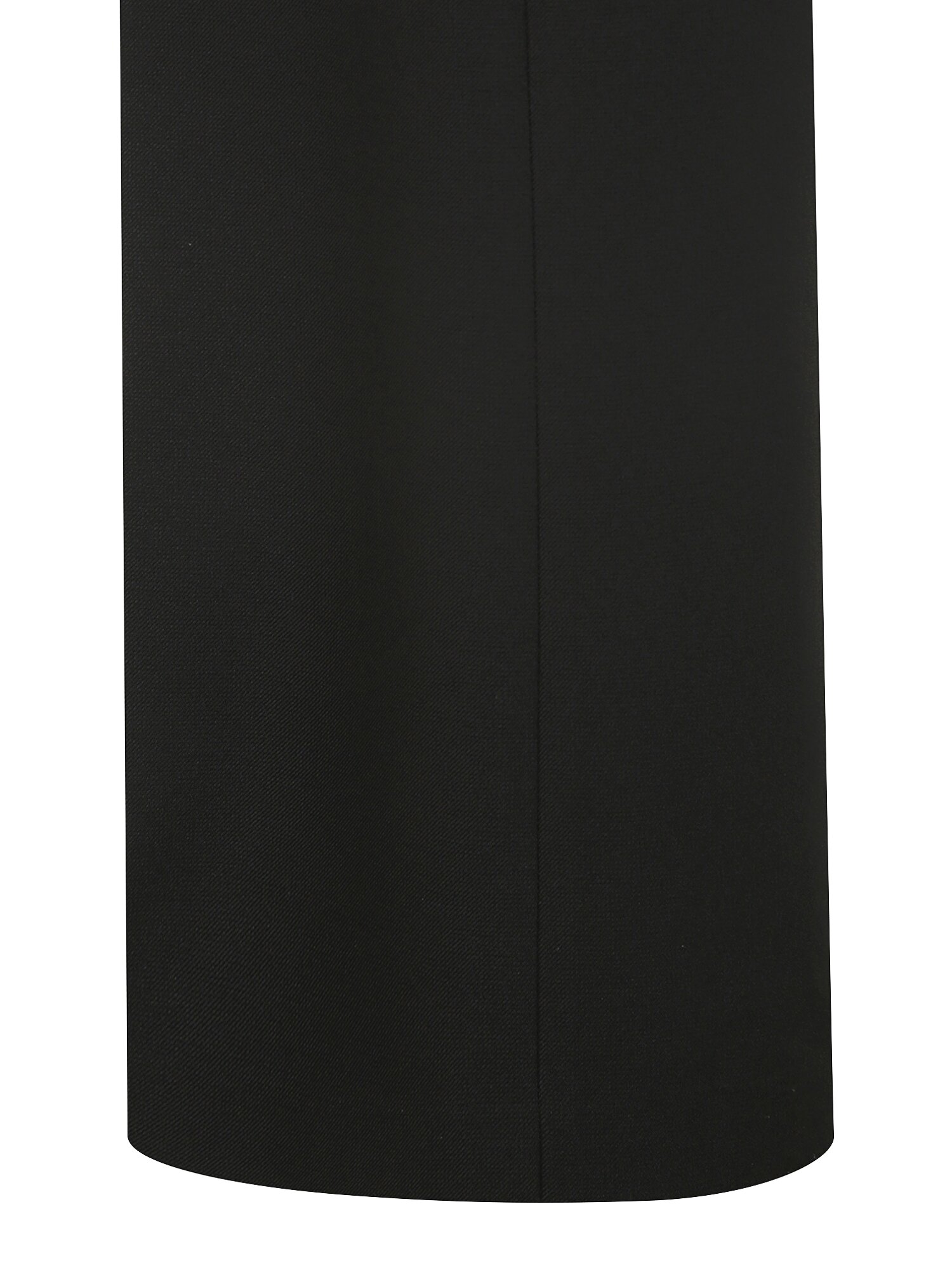 백 절개 라인 일자핏 팬츠 (BLACK)