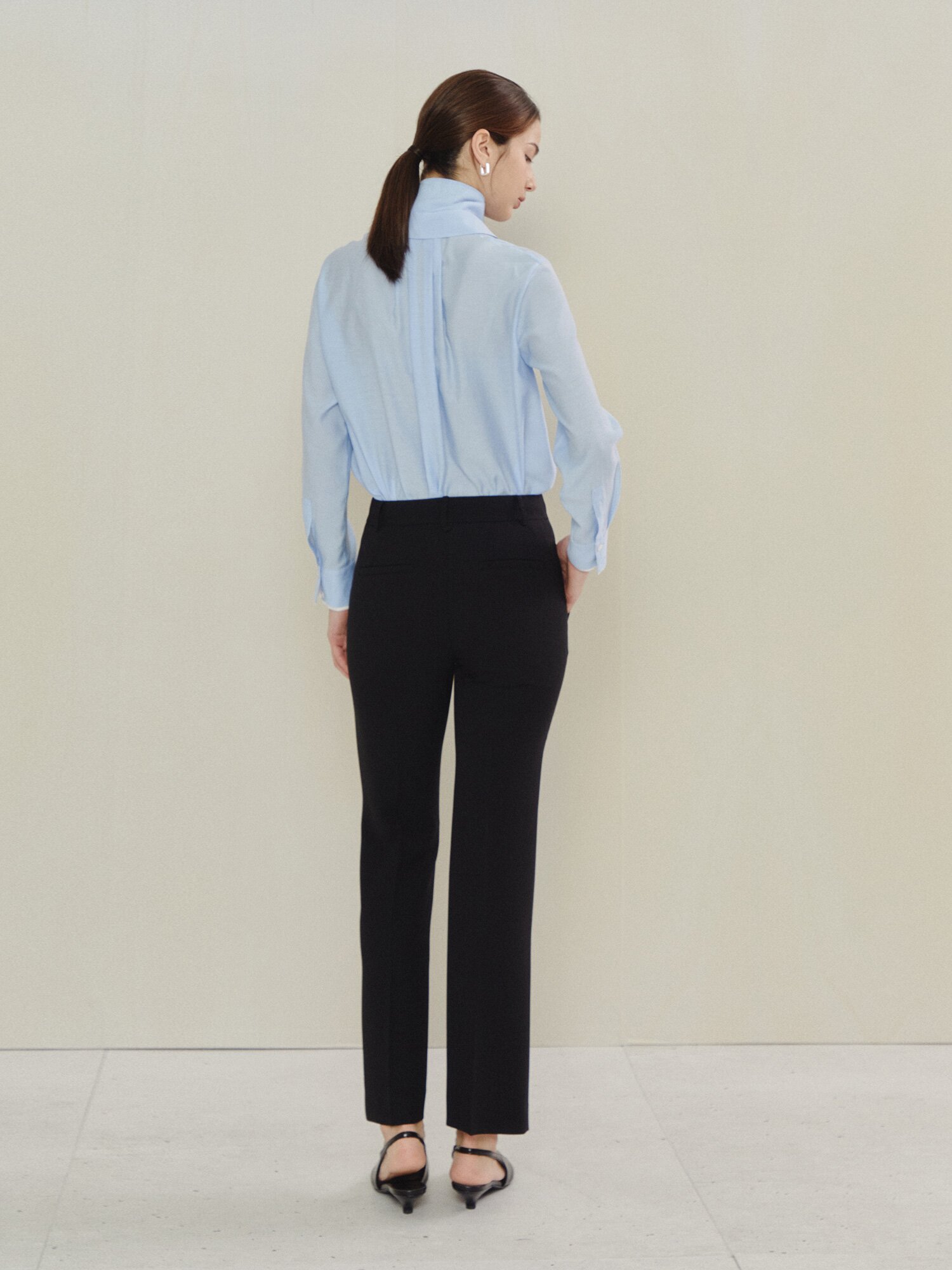 클린 라인 베이식 팬츠 (BLACK)
