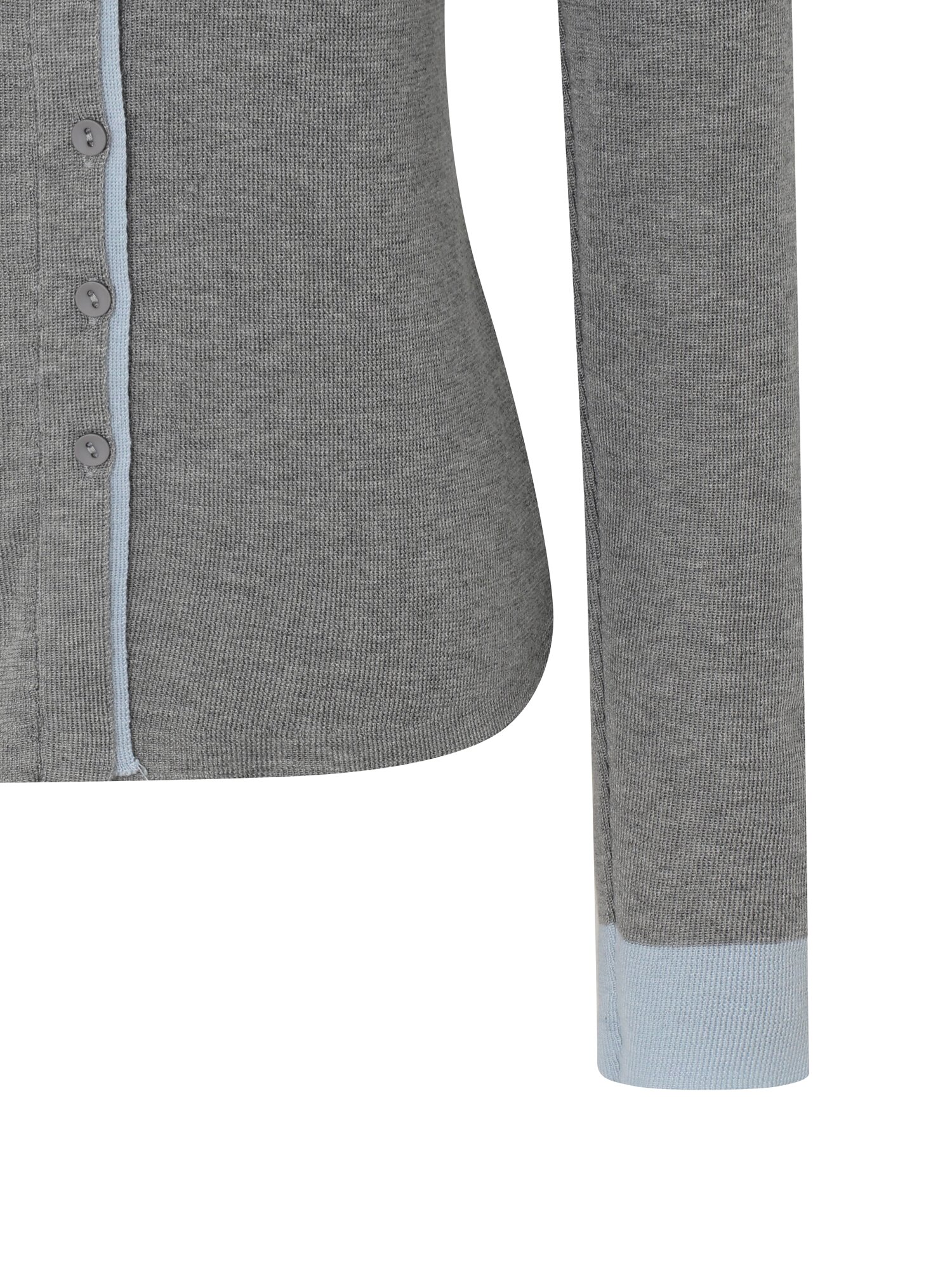 울 블렌드 레이어드 카디건 (GREY)