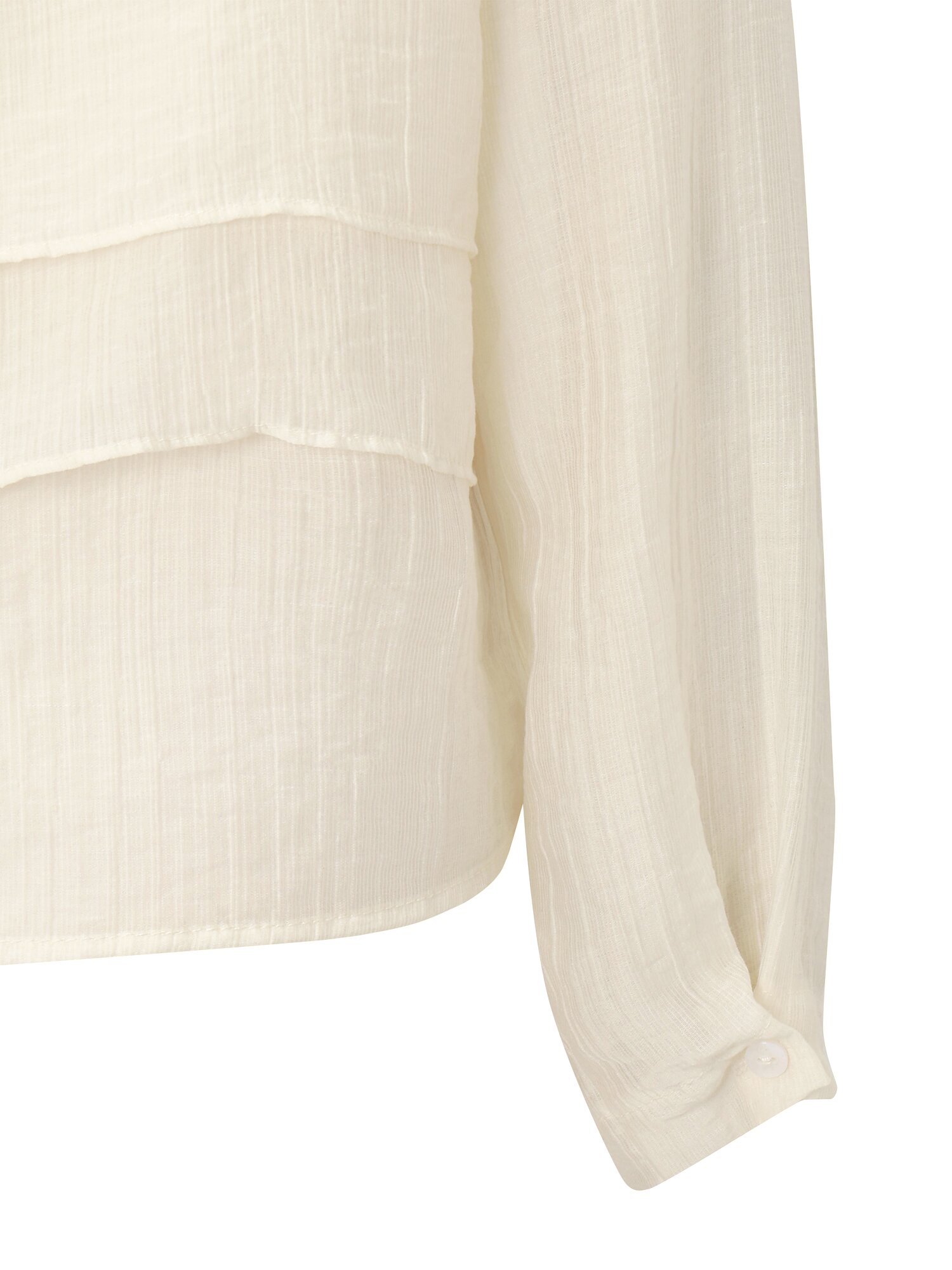 뷔스티에 라운드넥 블라우스 (CREAM)