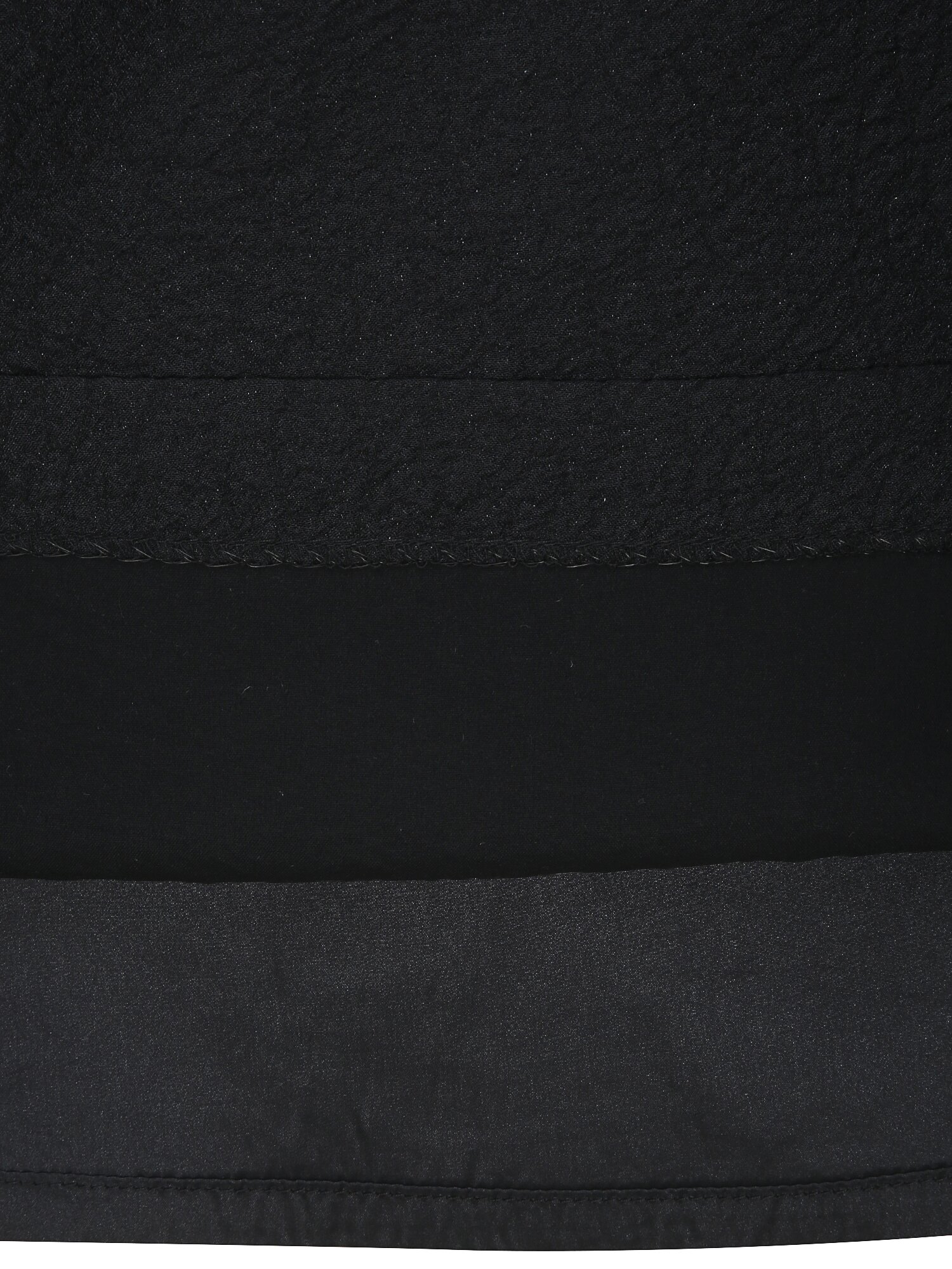 자카드 반집업 칼라 플레어 원피스 (BLACK)