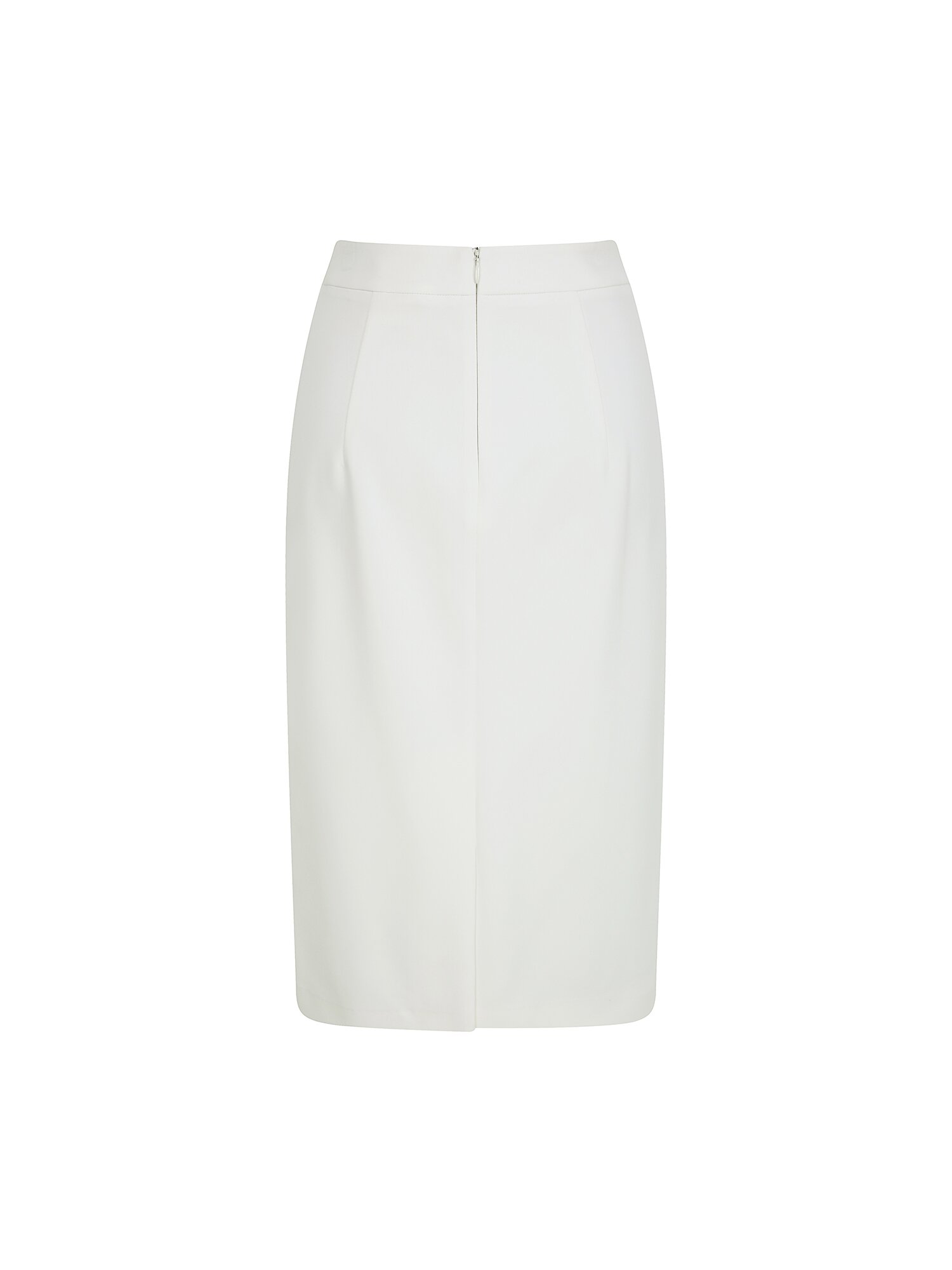 벨트 장식 펜슬 스커트 (IVORY)