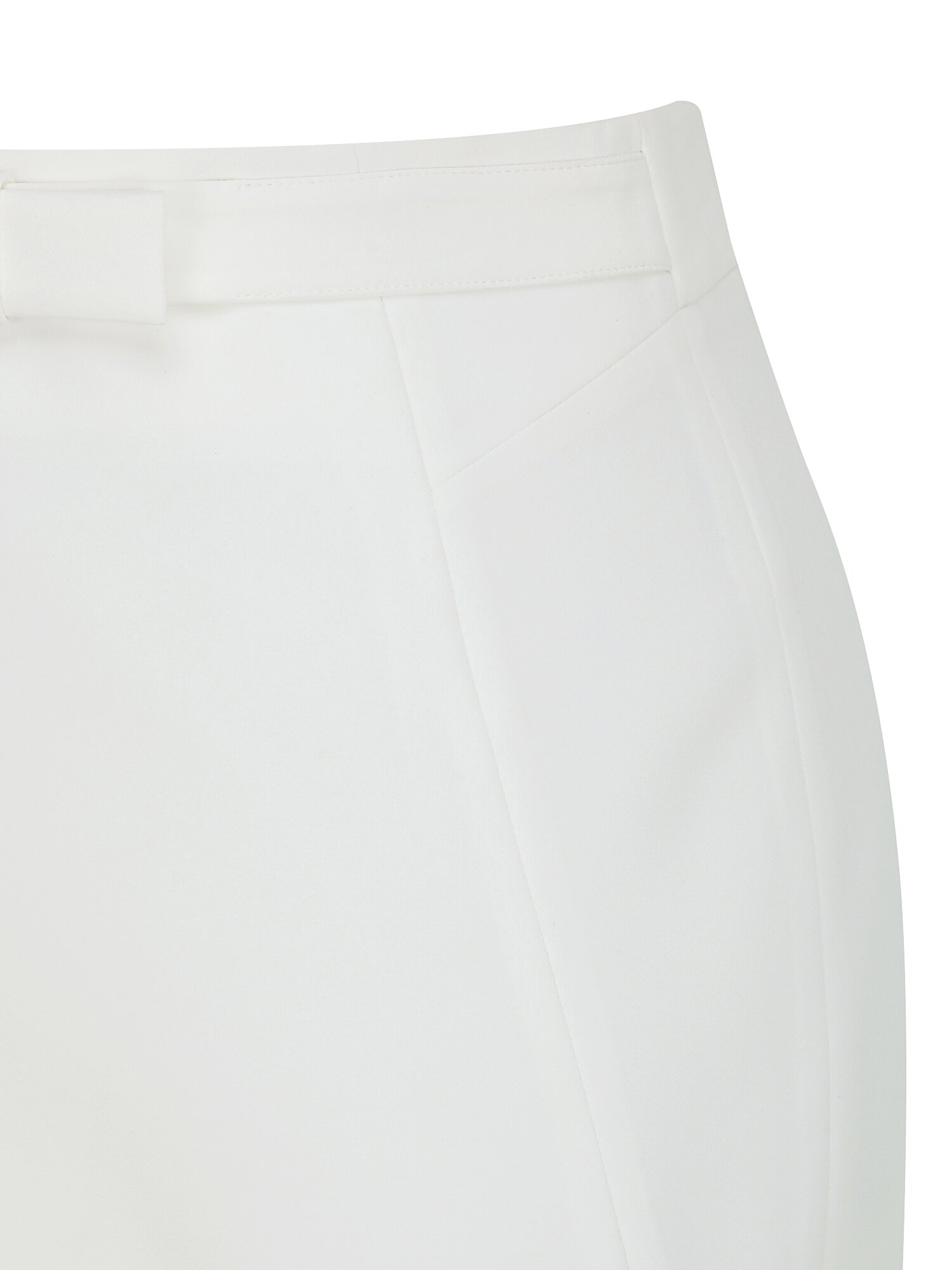 벨트 장식 펜슬 스커트 (IVORY)