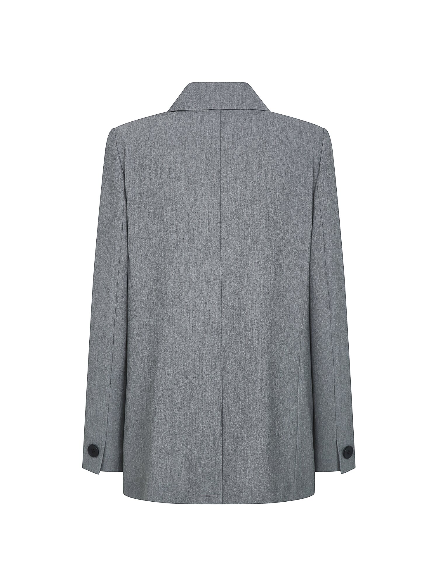 테일러드 싱글 투버튼 재킷 (MELANGE GREY)