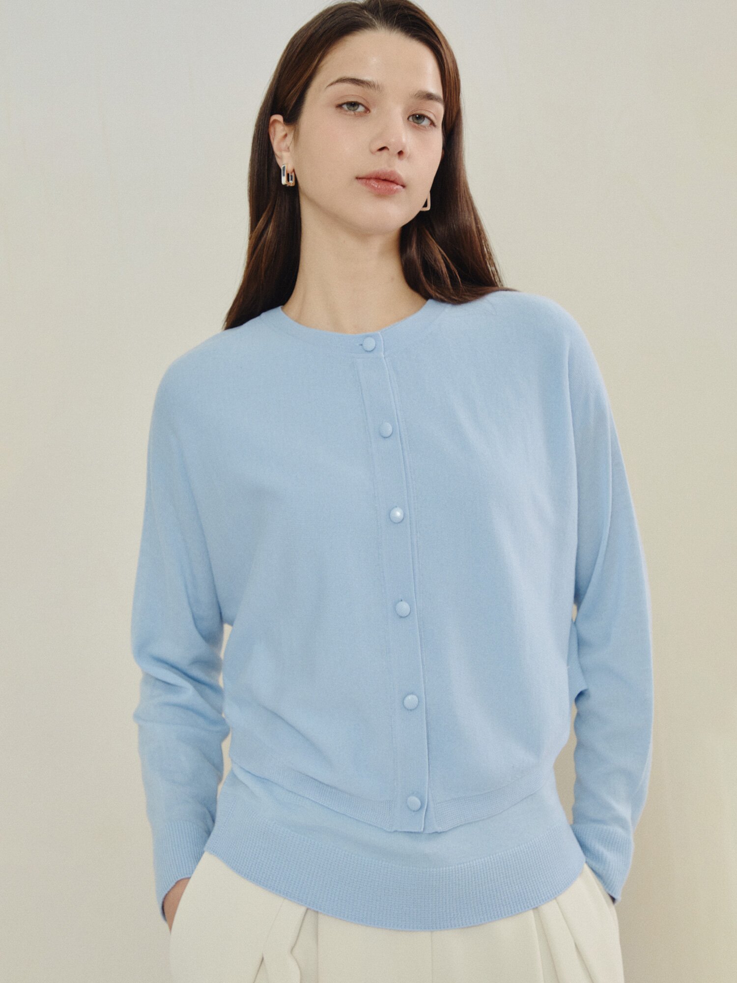 울 인사이드 풀오버 (SKY BLUE)