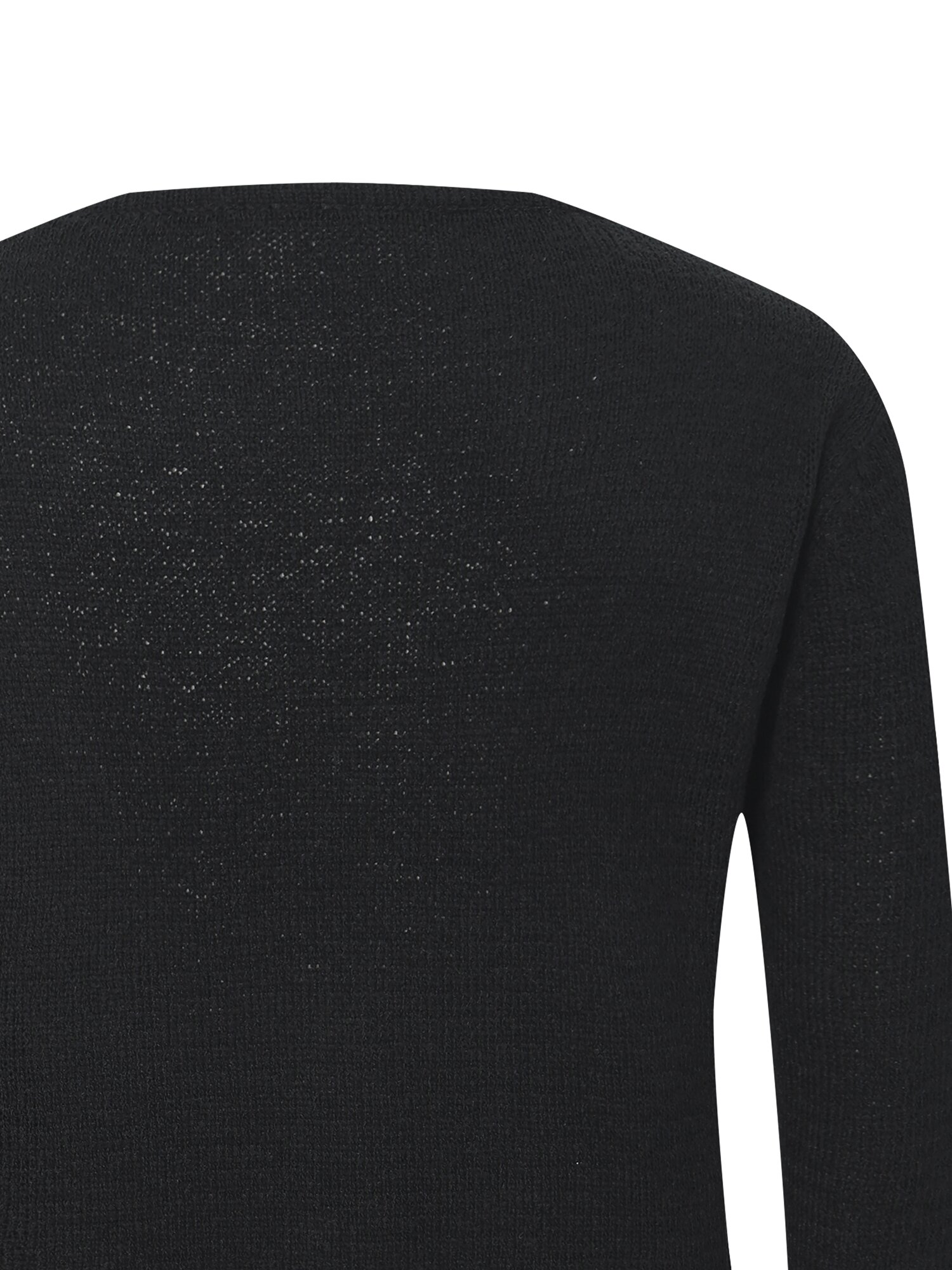 라운드넥 뷔스티에 풀오버 니트 (BLACK)