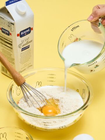 [에지리x미피] 내열유리 믹싱볼 1400ml (본품+뚜껑)