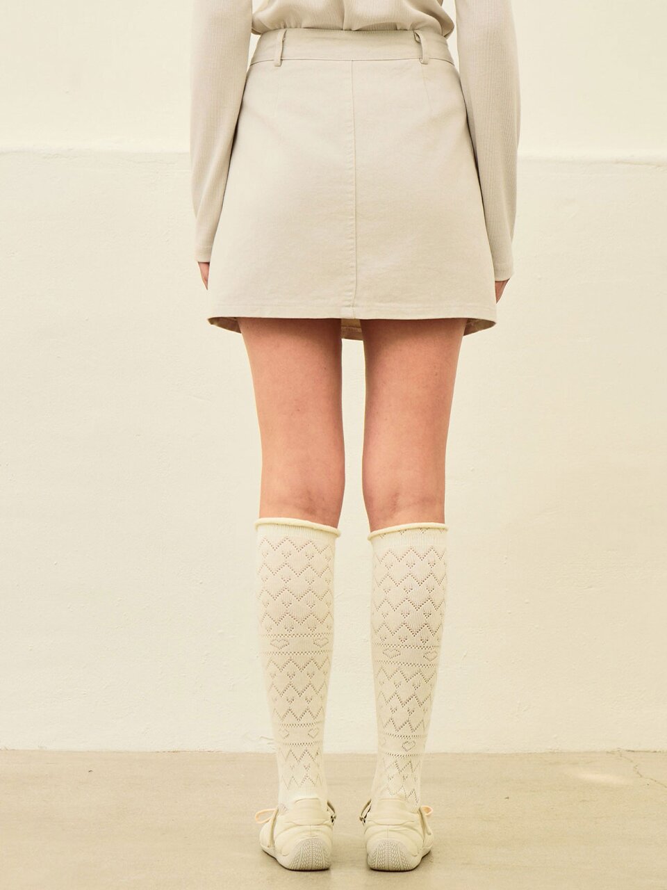 Daily short denim skirt_3 Colors
