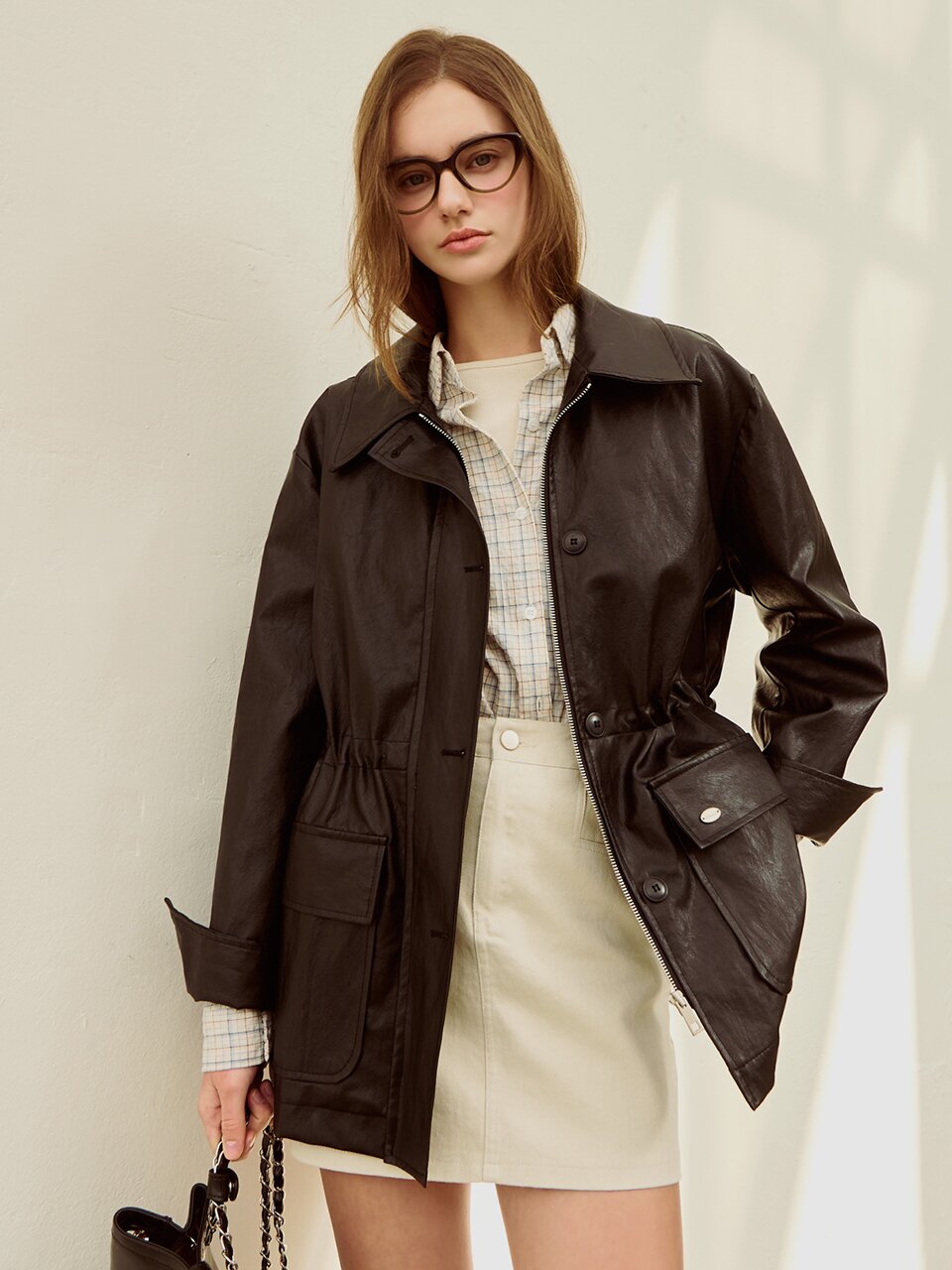 [3차] Bay leather jacket_2 Colors