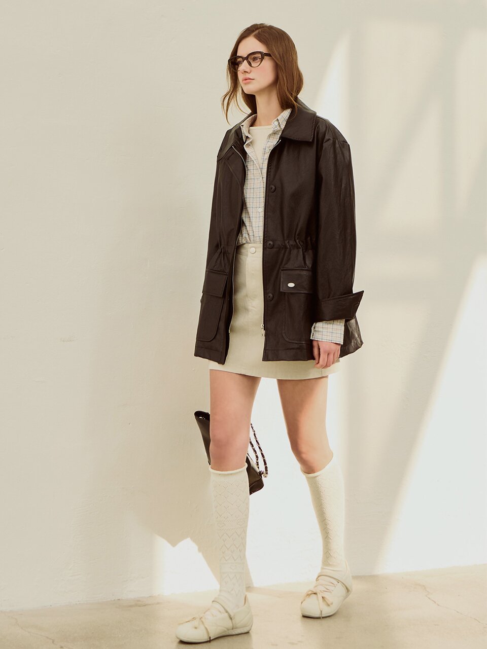 [3차] Bay leather jacket_2 Colors