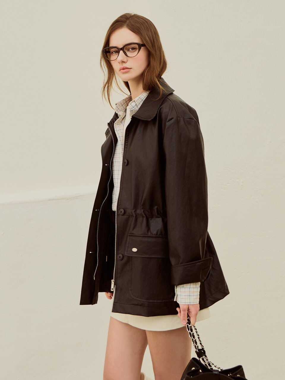 [3차] Bay leather jacket_2 Colors