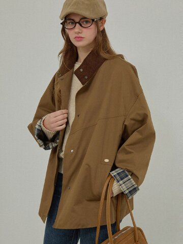 Mari half jacket - Brown