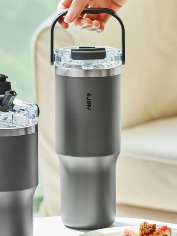 에지리 토트 스테인리스 텀블러 (세척솔 포함) 860ml