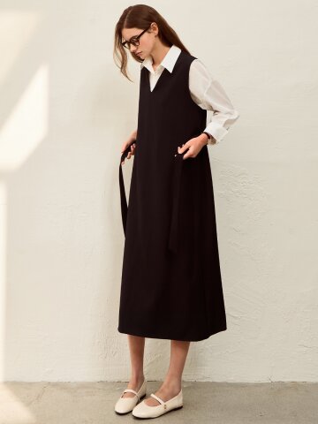 Pure line maxi dress_2 Colors