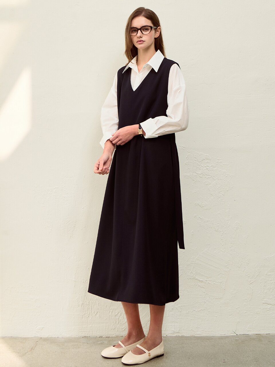 Pure line maxi dress_2 Colors