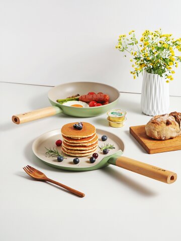 프로방스 후라이팬 IH 팬케이커 멀티팬 인덕션 프라이팬  브런치 크레이프 24cm