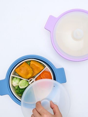 에지리 젤리빈 전자레인지 찜기 1.35L 플래티넘 실리콘 (찜판·분리형 트레이 포함) 2종 (택1)