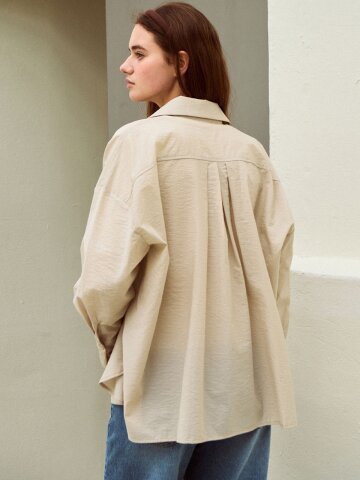 Chandal soild blouse - Beige