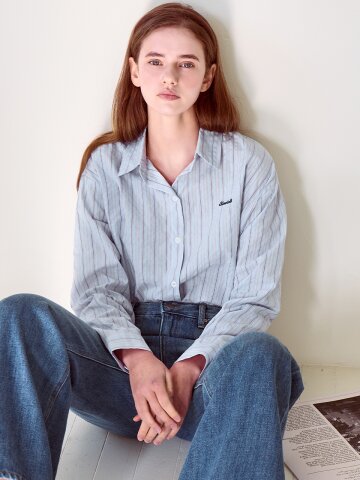 Soft stripe shirt - Blue