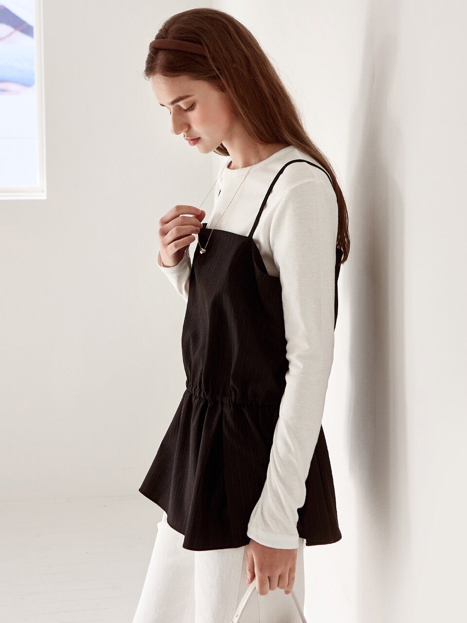 Stripe layered bustier_2 Colors