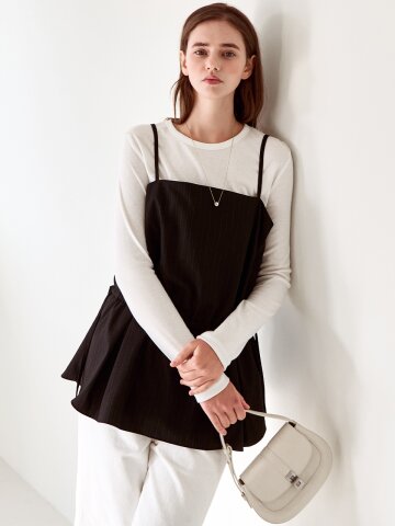 Stripe layered bustier_2 Colors