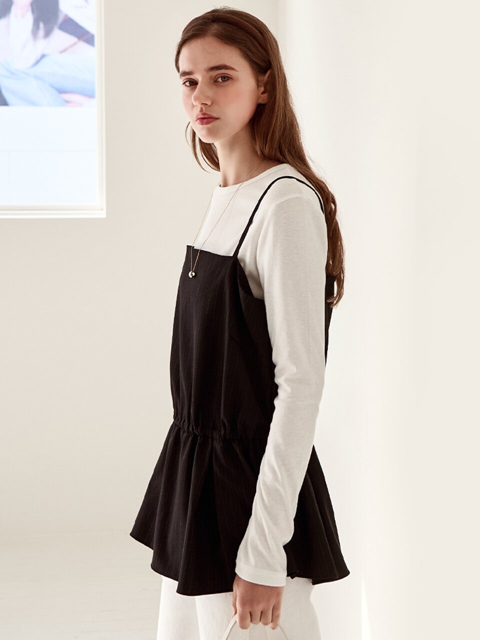 Stripe layered bustier_2 Colors
