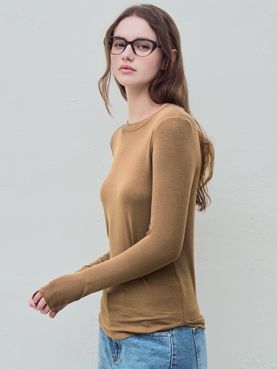 Flow round long sleeve t-shirt_5 Colors
