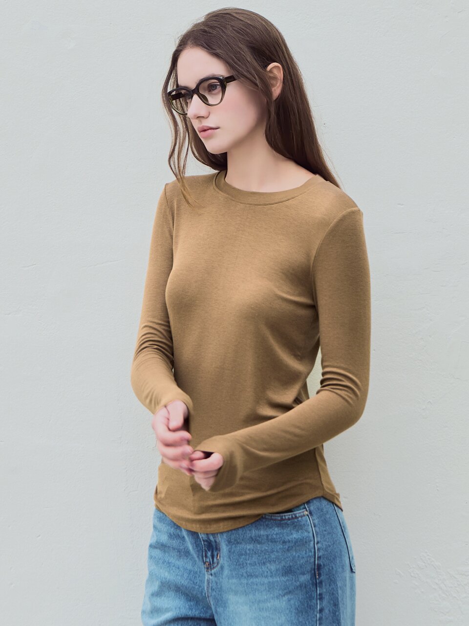 Flow round long sleeve t-shirt_5 Colors
