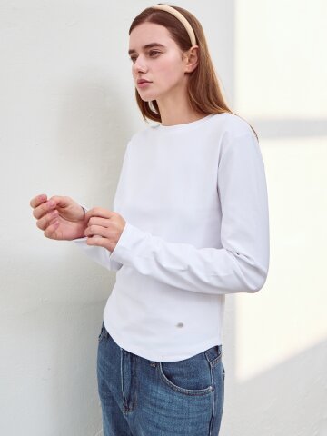 Basic combed cotton t-shirt_4 Colors