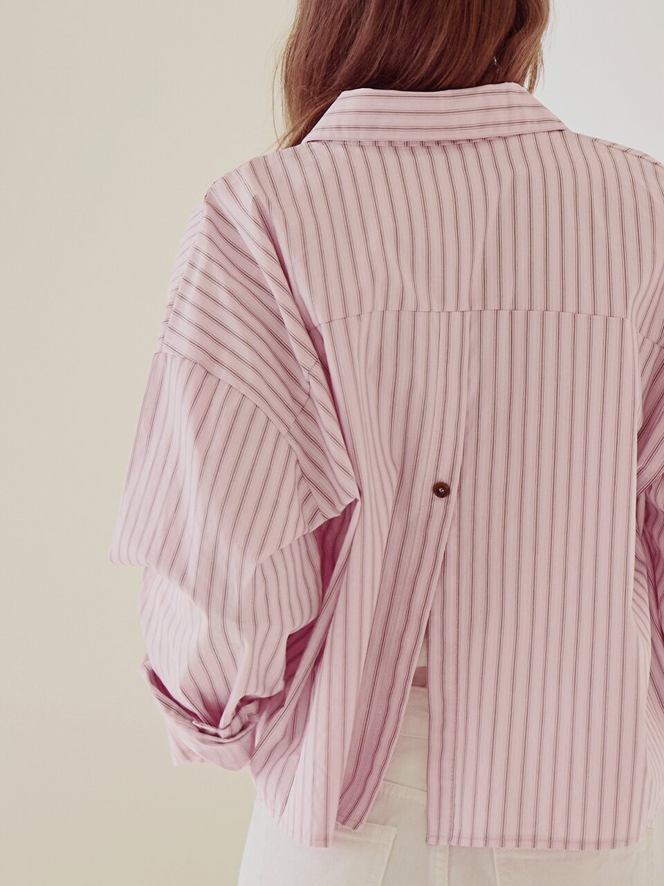 [3차리오더] Stripe crop basic shirt_3 Colors
