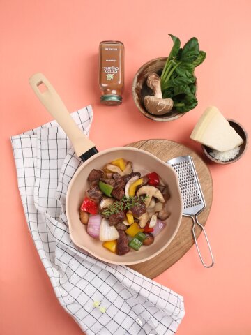 블룸 인덕션 코팅 국산 프라이팬 멀티팬 소테팬 궁중팬 20cm