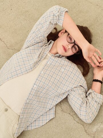 Harmony check shirt - Cream