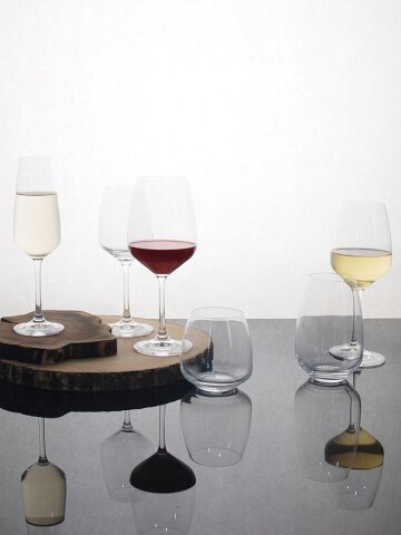 크리스탈렉스 지젤 레드 화이트 보르도 와인잔 샴페인 언더락 하이볼 잔 1p