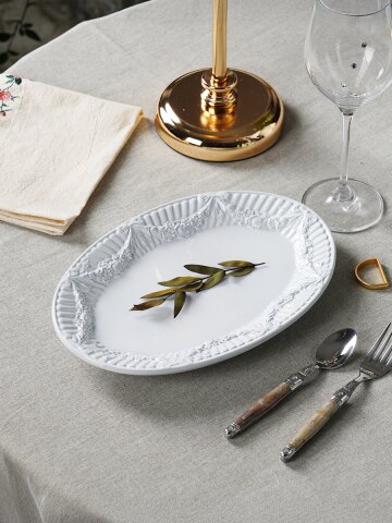 VBC까사 까메오 갈렌드 타원접시 L 26.5cm