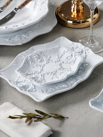 VBC까사 까메오 사각접시 S 15cm