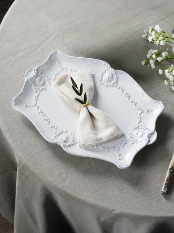 VBC까사 까메오 사각접시 L 35cm