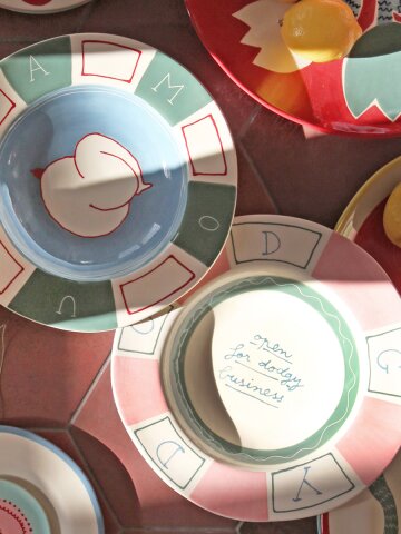 레티티아후제 파스텔 디너접시 26cm