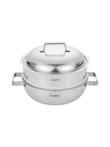 에지리 제노 무연마제 인덕션 통5중 316 스텐 국내산 찜기 파티웍 28cm