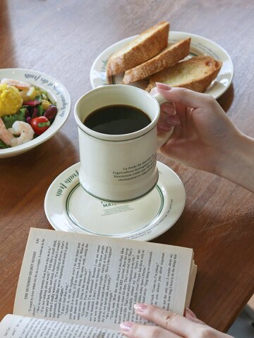 파밍스마켓 머그 컵 350ml 카페 커피 잔