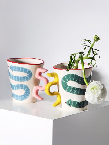 레티티아후제 머그 14cm (2color)