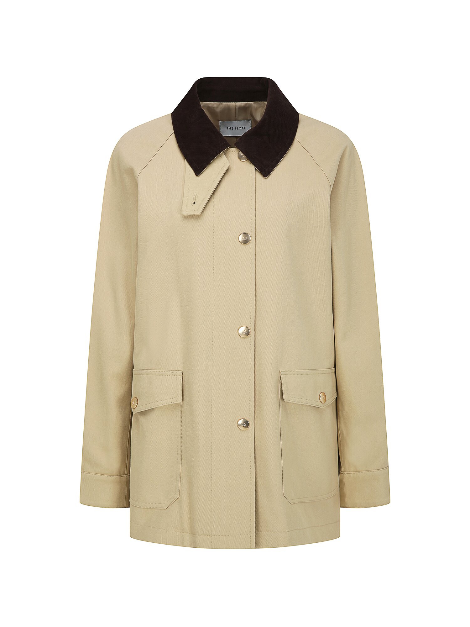 루즈핏 코듀로이 칼라 워크 재킷 (BEIGE)