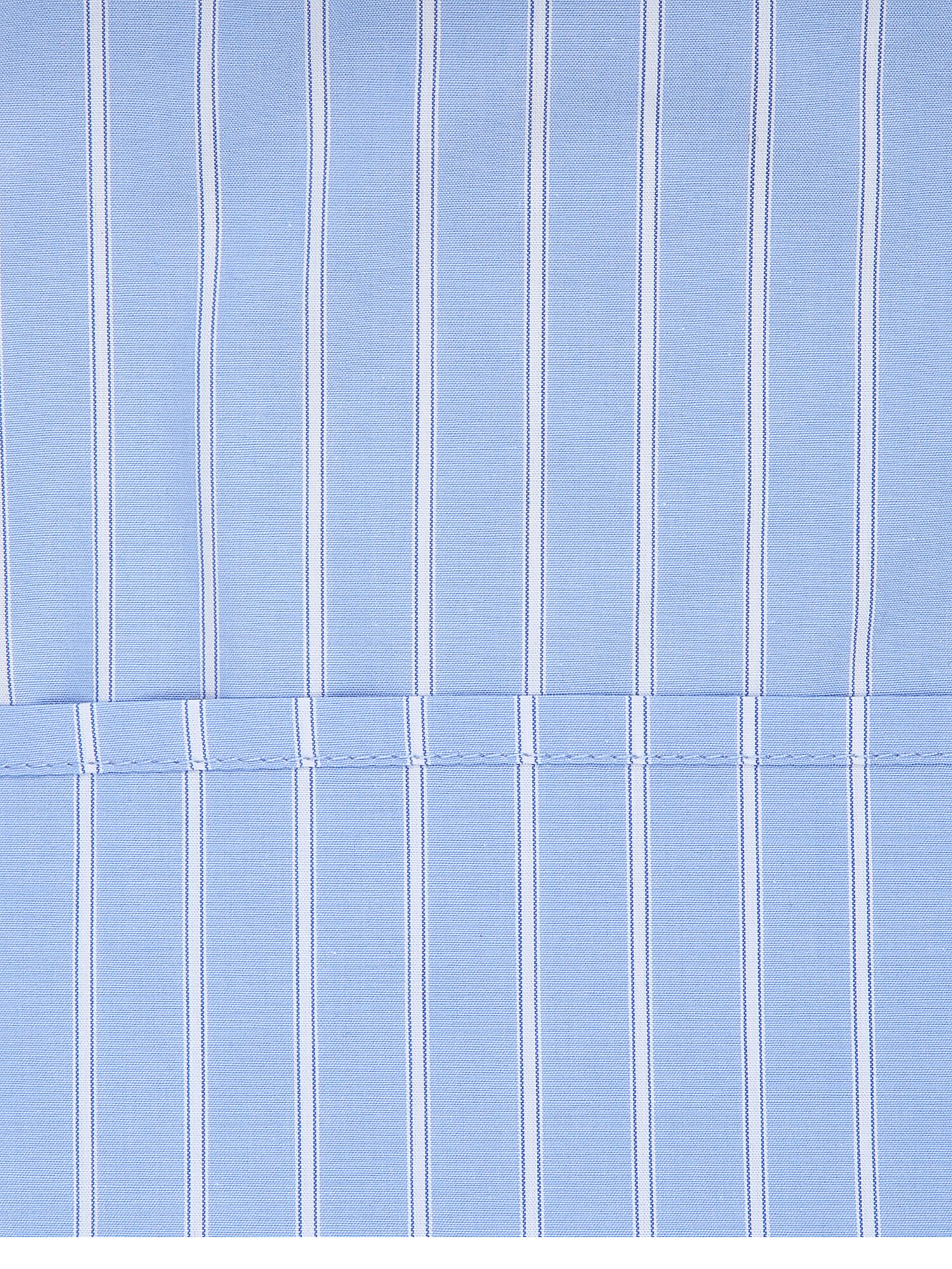 코튼 언밸런스 칼라 블라우스 (STRIPE BLUE)