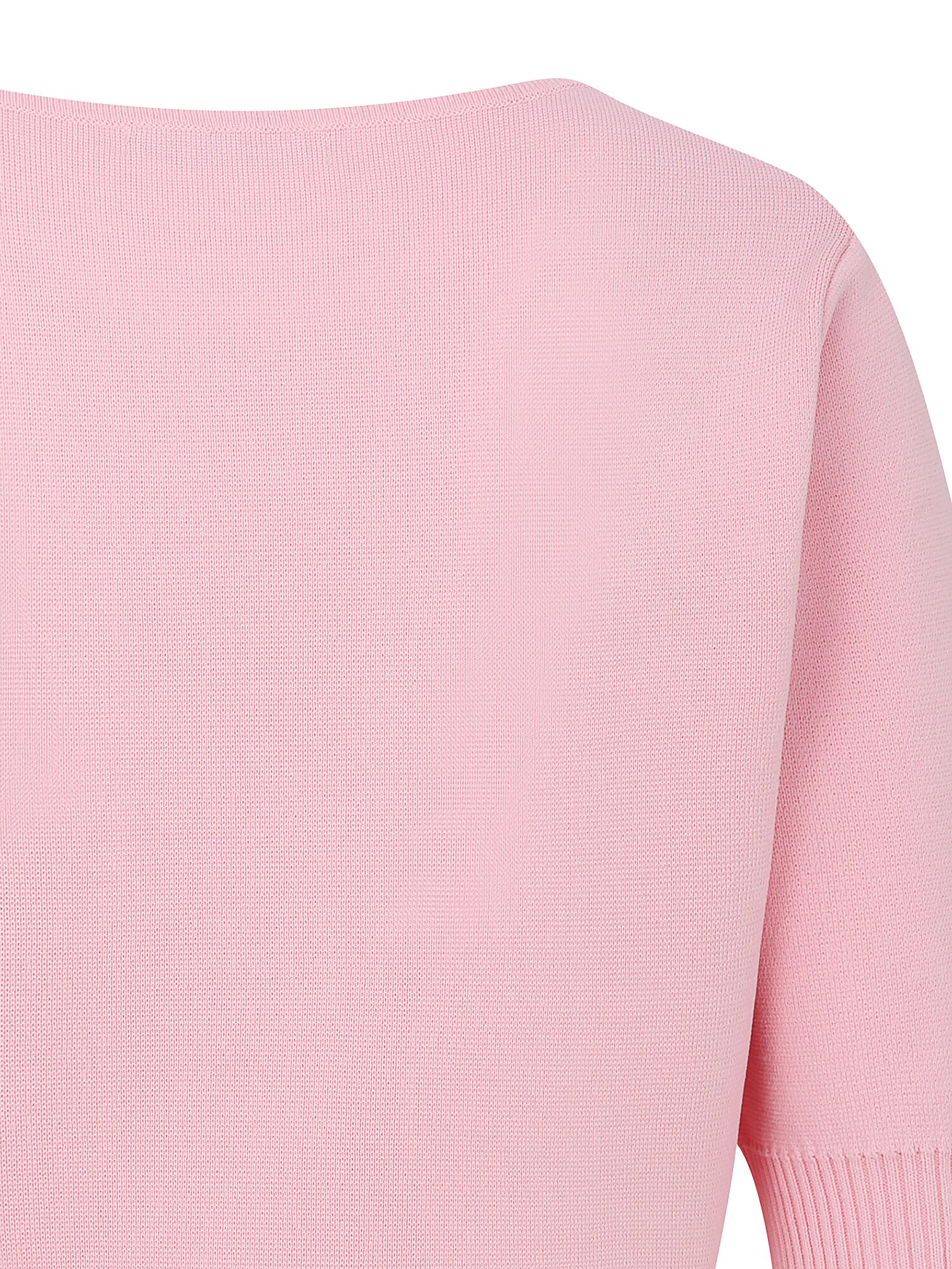 배색 하프 슬리브 크롭 가디건 (PINK)